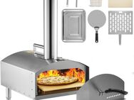 Outdoor Grill Holz BBQ Smoker Tragbarer Pizzaofen Pizzamaker Outdoor-Pizzaofen zum Backen Set - Wuppertal