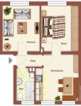Demnächst frei! 2-Zimmer-Wohnung in Mönchengladbach Mülfort - Mönchengladbach