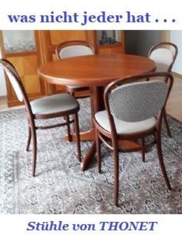 neuw. Tisch und besondere Stühle ( THONET ) - Nürnberg