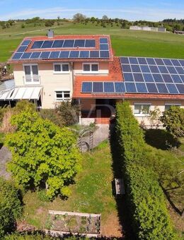 Ökologisch & energieeffizient - Architektonisches Wohnhaus mit Praxisanbau - Unverbaubare Naturlage - Stimpfach