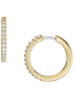 Fossil Paar Creolen JEWELRY ALL STACKED UP, JA7215710, mit Zirkonia (synth)