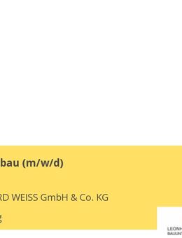 Polier Hochbau (m/w/d) - Hamburg