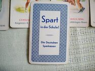 Quartett-Sport,Spart in der Schule,Die Deutschen Sparkassen,36 Karten,ca. 50er Jahre - Linnich