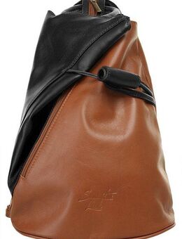 Samantha Look Cityrucksack, echt Leder, Made in Italy