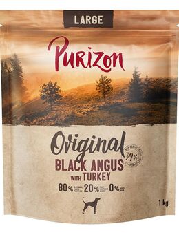 1 kg Purizon zum Probierpreis! - Adult Large Black Angus mit Truthahn