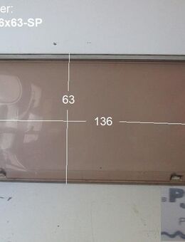 Wohnwagenfenster Planet ca 136 x 63 gebraucht (Planet PPRG-X D557) Sonderpreis - Schotten Zentrum