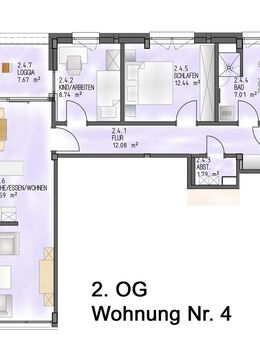 Helle, freundliche Wohnung in Innenstadtnähe - Bad Neustadt (Saale)