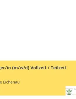 Kinderpfleger/in (m/w/d) Vollzeit / Teilzeit - Eichenau