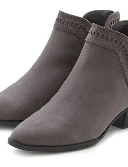 LASCANA Cowboy Stiefelette Cowboy Boots, Western Stiefelette, Ankleboots mit Ausschnitt VEGAN
