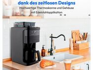 Medion® Kaffeemaschine mit Mahlwerk MD 19911, Permanentfilter, 8 Mahlstufen, 1 L Wassertank, Thermoskanne, Timerfunktion, 1.000 Watt