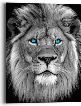 Reinders! Wandbild Löwe mit blaue Augen
