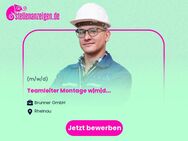 Teamleiter Montage w|m|d - Rheinau