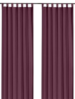 Weckbrodt Vorhang Vito (1 St), Schlaufen, blickdicht, Satin, Microvelour, blickdicht, Unifarben, Gardine, Store