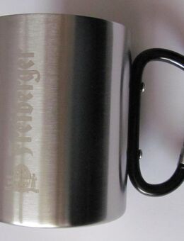 Brauerei Freiberger - Camping Becher mit Karabiner - Doberschütz