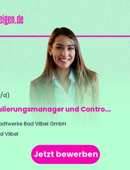 Regulierungsmanager und Controller in Teilzeit/Vollzeit (m/w/d) - Bad Vilbel