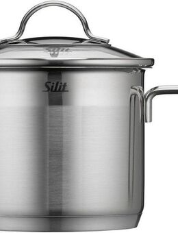 Silit Milchtopf Achat, Edelstahl 18/10 (2-tlg), rostfrei, Silitherm-Allherdboden, induktionsgeeignet