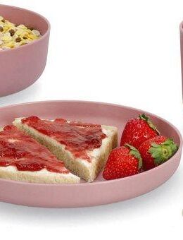 Zeller Present Kindergeschirr-Set (5-tlg), 1 Personen, (je 1 Teller, Schüssel, Tasse, Gabel, Löffel)