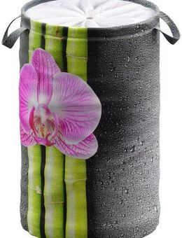 Sanilo Wäschekorb Asia, 60 Liter, faltbar, mit Sichtschutz
