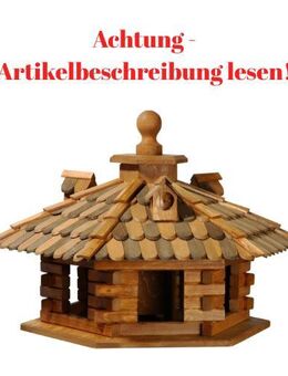 dobar Vogelfutterhaus Holzschindeldach 6-eckig Vogelhaus D#H136 - Birkenfeld (Baden-Württemberg)