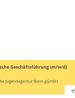 Kaufmännische Geschäftsführung (m/w/d) - Bonn