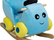 BabyGo Schaukeltier Rocker Auto, mit Kufen und Griffen aus Birkenholz