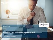 Business Continuity Manager (m/w/d) - Frankfurt (Main)