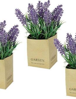 Kunstblume Lavendel, I.GE.A., Höhe 20 cm, im Topf