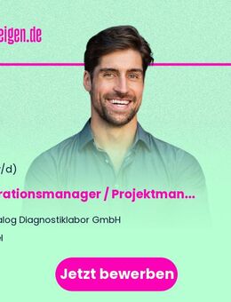 Operationsmanager / Projektmanager - medizinische Labordiagnostik (Betriebswirt / Gesundheitsökonom / Naturwissenschaftler) m/w/d - Kiel