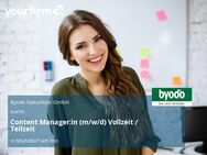 Content Manager:in (m/w/d) Vollzeit / Teilzeit - Mühldorf (Inn)