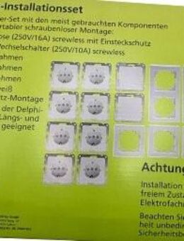 Steckdosen Schalter Set 26 teilig - Kiel