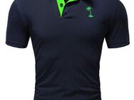 behype Poloshirt CAROY mit kontrastfarbener Stickerei