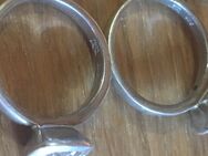 Ring -Set: 2 Damenringe echt Silber 925-sterling, mit farbigen Stein, ein echter Blickfang - Wittlich