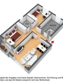 Demnächst frei! 3-Zimmer-Wohnung in Kreuztal Buschhütten - Kreuztal