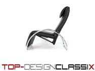 wie neu! Georg Appeltshauser Designer Relax Sessel Bauhaus Liege Lounge Chair Premium Leder Chrom - Hamminkeln Zentrum
