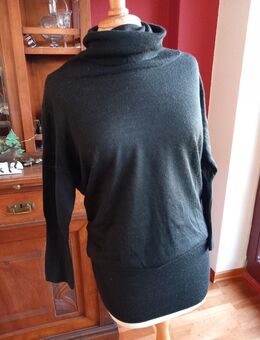 Weicher Pullover von Gas Jeans, schwarz, Größe M, mit Seide - Sandstedt