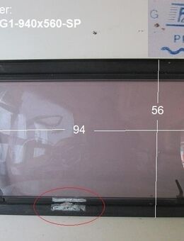 Hobby Wohnwagenfenster Parapress gebraucht ca 94 x 56 gebr. PPGY-RX D2167 G1 (zB 460) Sonderpreis - Schotten Zentrum