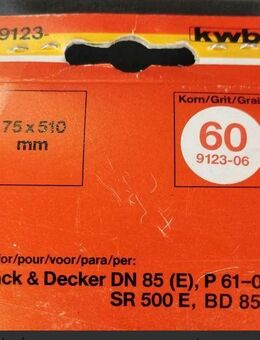 Schleifband 75x510mm verschiedene Sorten neu OVP - Gedern Zentrum