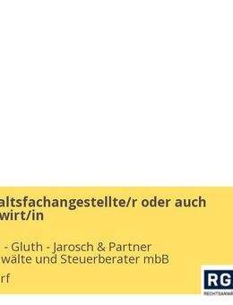 Rechtsanwaltsfachangestellte/r oder auch Rechtsfachwirt/in - Düsseldorf