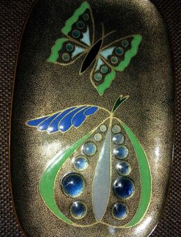 Kleine Emaille Schale von Miquel Pineda aus Mexico - Essen