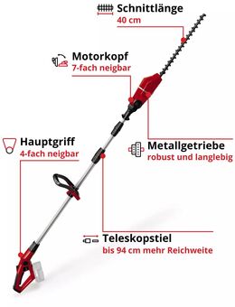Einhell Akku-Teleskop-Heckenschere - Neubulach