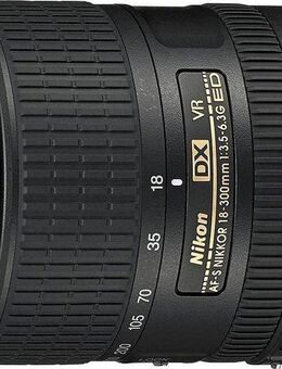 Nikon AF-S 18-300 mm 3.5-6.3 ED VR für D780 & D7500 passendes Zoomobjektiv
