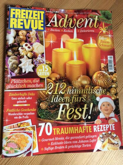 Zeitschrift FREIZEIT REVUE Advent - Gladbeck