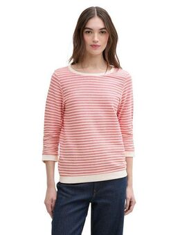TOM TAILOR Denim Sweatshirt mit gestreifter Optik