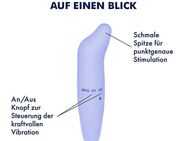 Vibrator mit gebogener Spitze, 12,5 cm Hellblau Neu!!! Unbenutzt OVP - Gunzenhausen