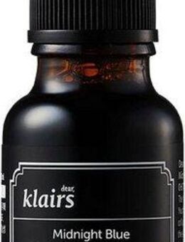 Dear Klairs Gesichtsserum Midnight Blue Youth Activating Drop, Bekämpft feine Linien und Falten, Anti-Aging Serum mit Kollagen.