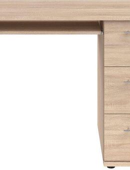 VOGL Möbelfabrik Schreibtisch Tobi, optional mit Tastaturauszug, mit 3 Schubkästen, Breite 115 cm, Made in Germany