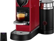 NESPRESSO Kapselmaschine XN7615 CitiZ & Milk von Krups, inkl. Aeroccino Milchaufschäumer, Willkommenspaket mit 7 Kapseln