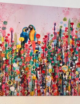 Leinwandbild Liebesfedern - Enzklösterle