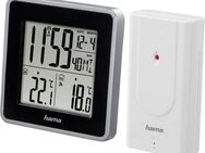 Hama Wetterstation "EWS Intro" Wetterstation (Außensensor, Funk, Innen-/Außentemperatur, Funkuhr, Wecker, Kalender)