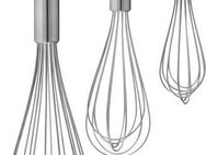 WMF Schneebesen Profi Plus, 3-tlg. Set, Aufbewahrungsösen, spülmaschinengeeignet, robust und langlebig